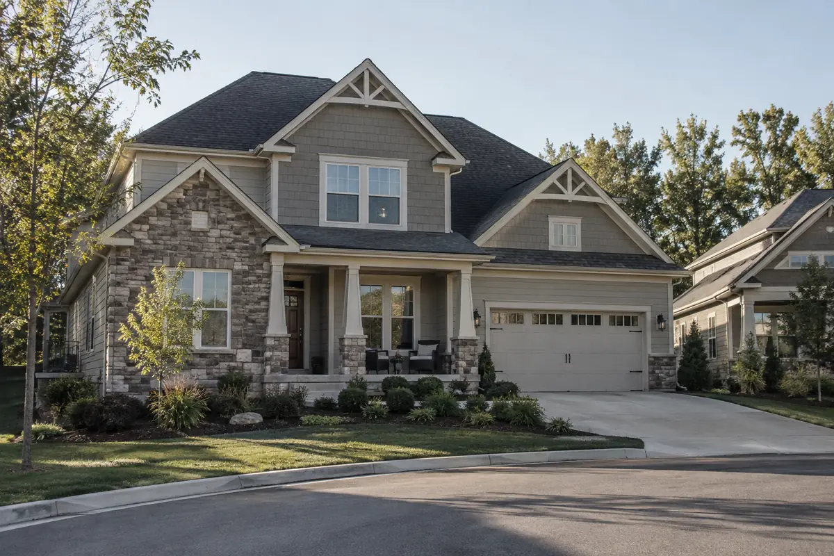 Craftsman-style home in Upper Arlington, Ohio